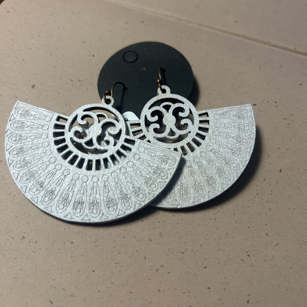 Large Fan Earrings