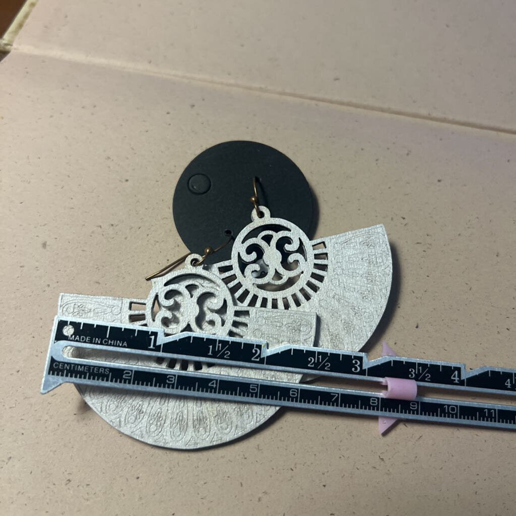 Large Fan Earrings