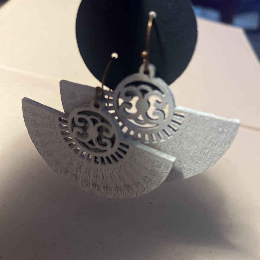 Large Fan Earrings