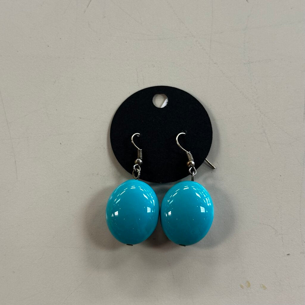 Turquoise Stone Drop Earrings