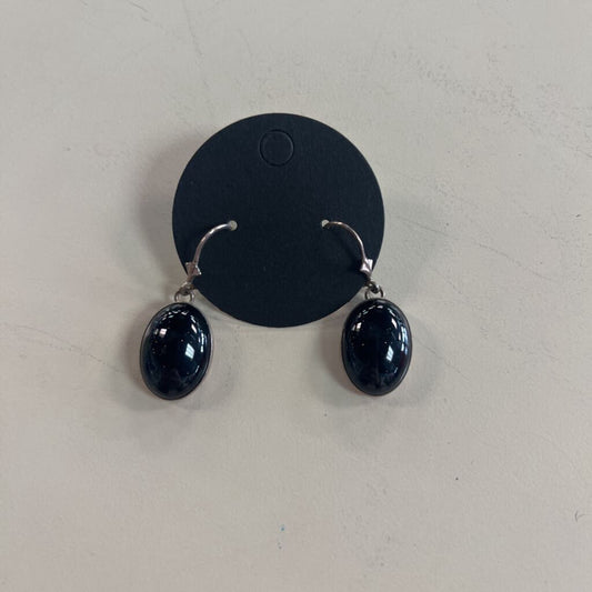 Handcrafted Black Stone Earrings