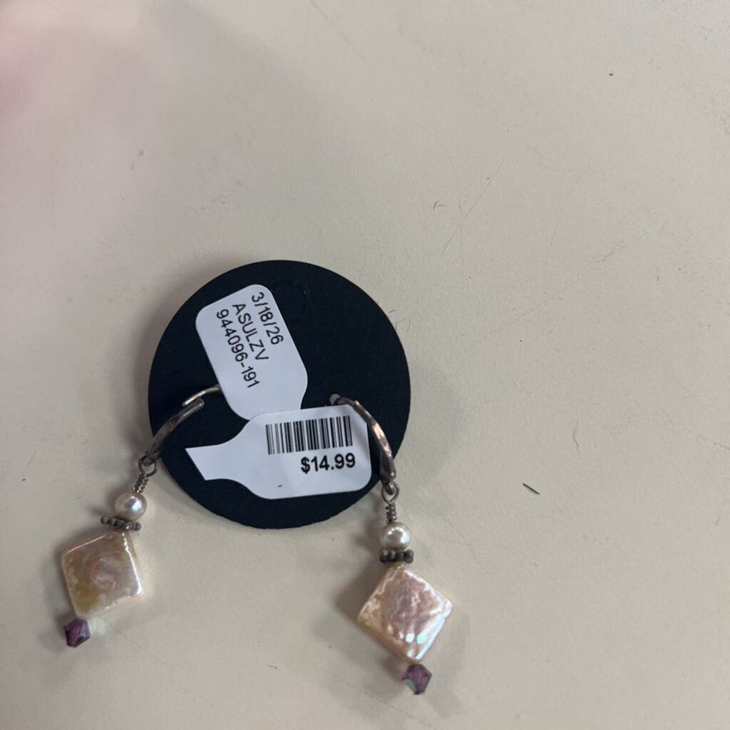 Handcrafted Pearl Drop Earrings