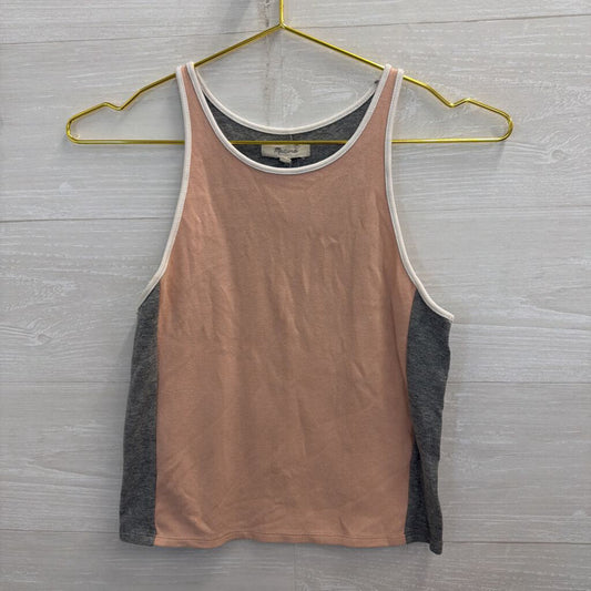 Madewell Beige/ Grey Tank Top Small