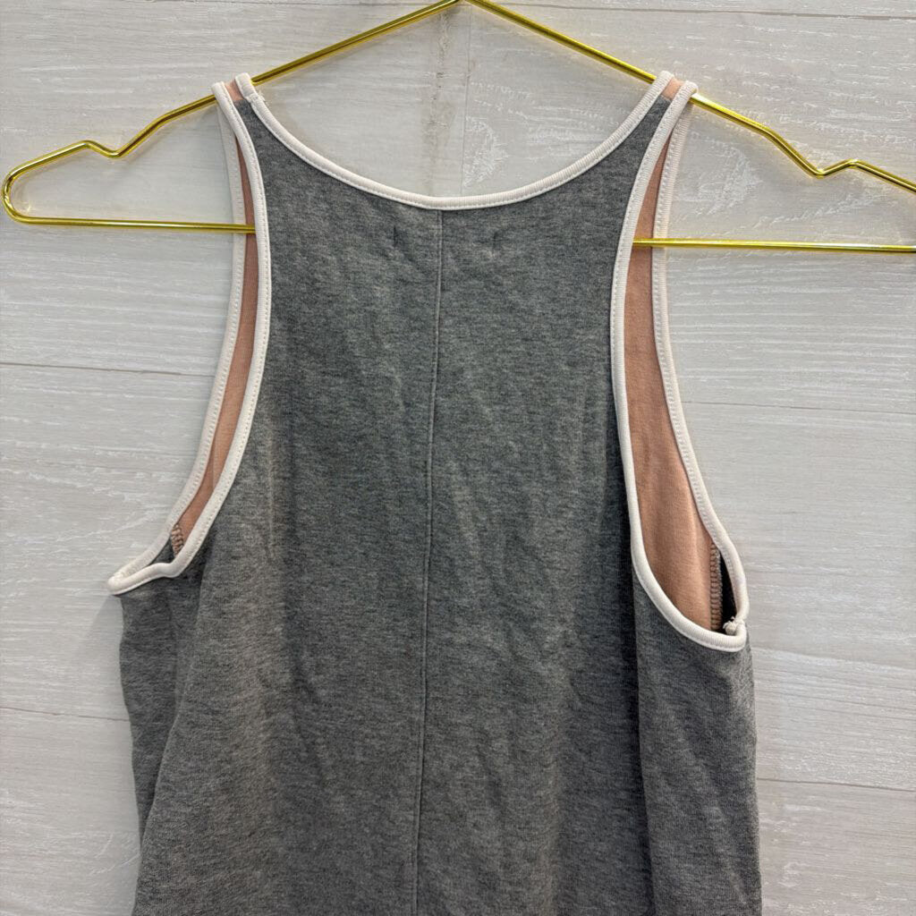 Madewell Beige/ Grey Tank Top Small