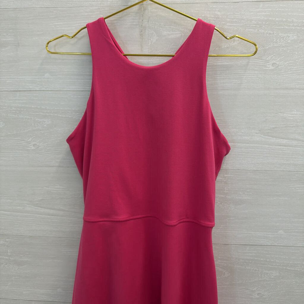 Athleta Pink High Neck Athletic Dress Large