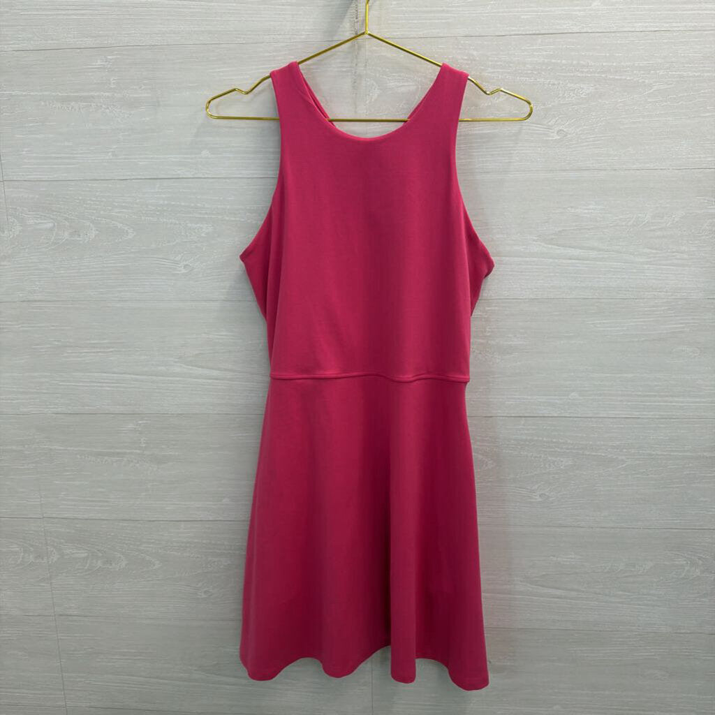 Athleta Pink High Neck Athletic Dress Large