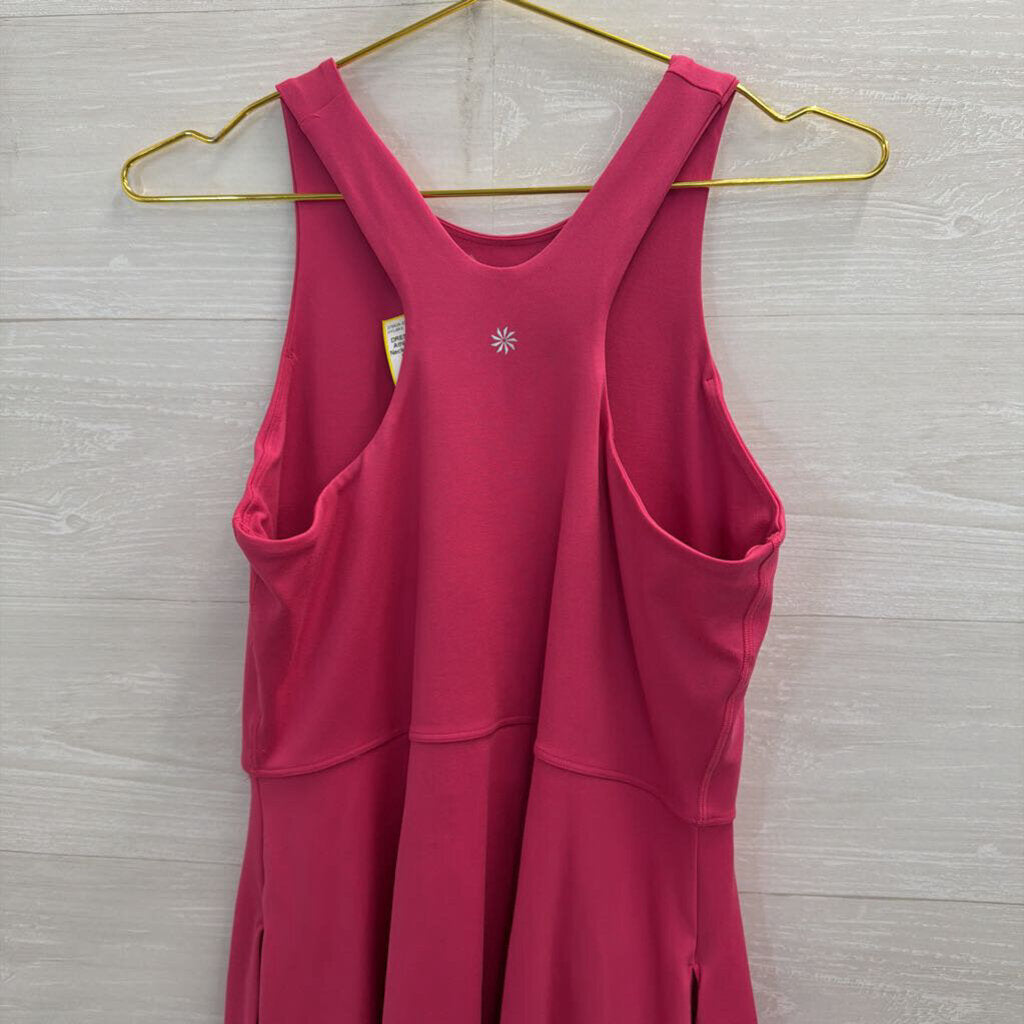 Athleta Pink High Neck Athletic Dress Large