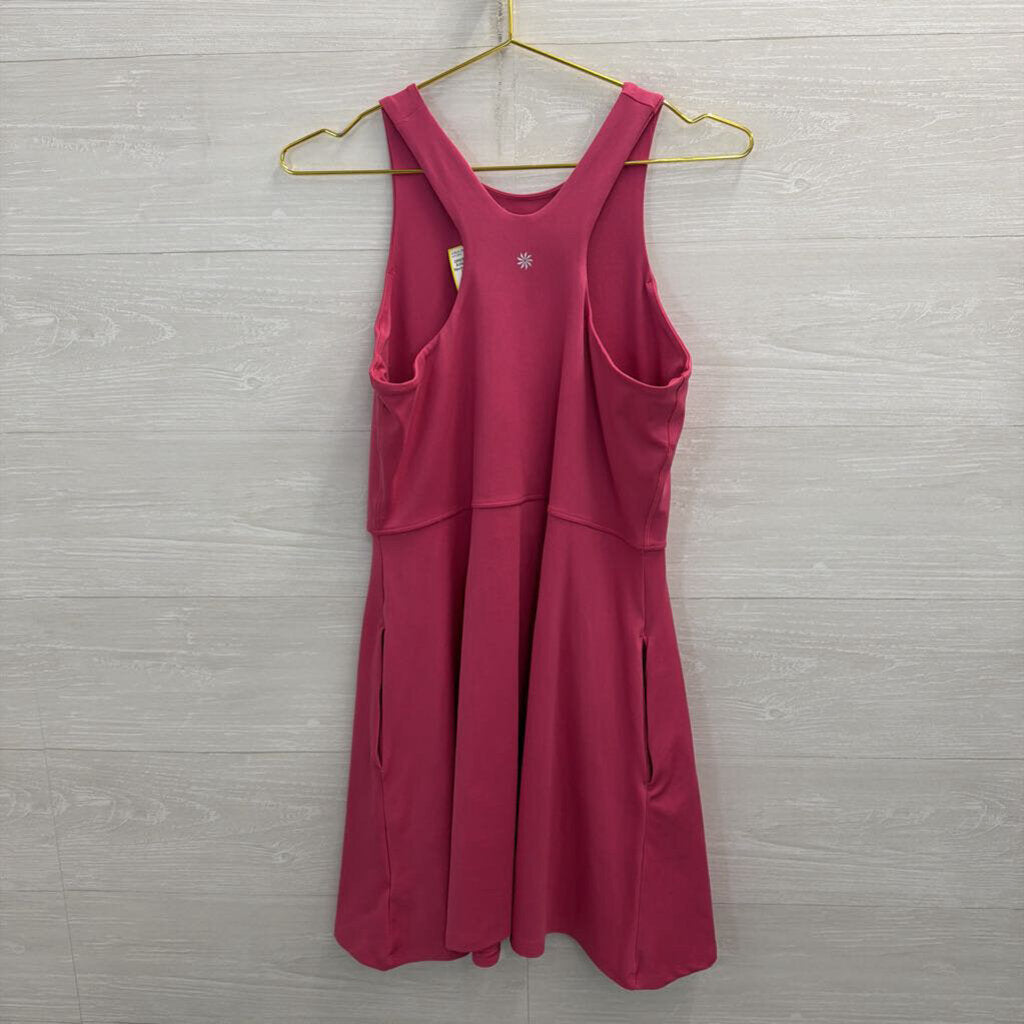 Athleta Pink High Neck Athletic Dress Large
