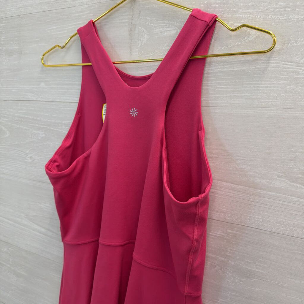 Athleta Pink High Neck Athletic Dress Large