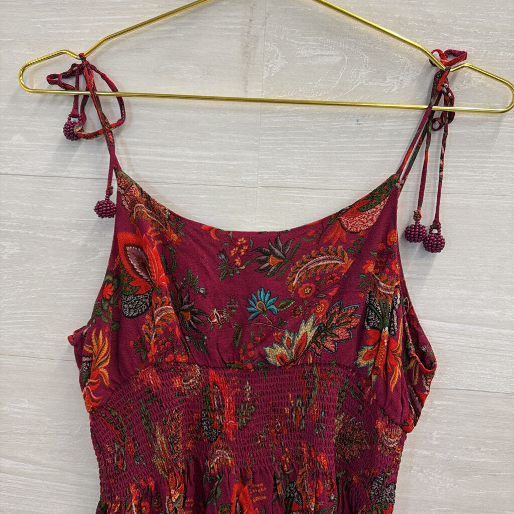 Farm Rio Purple/ Multi Print Meg Tank Top Large