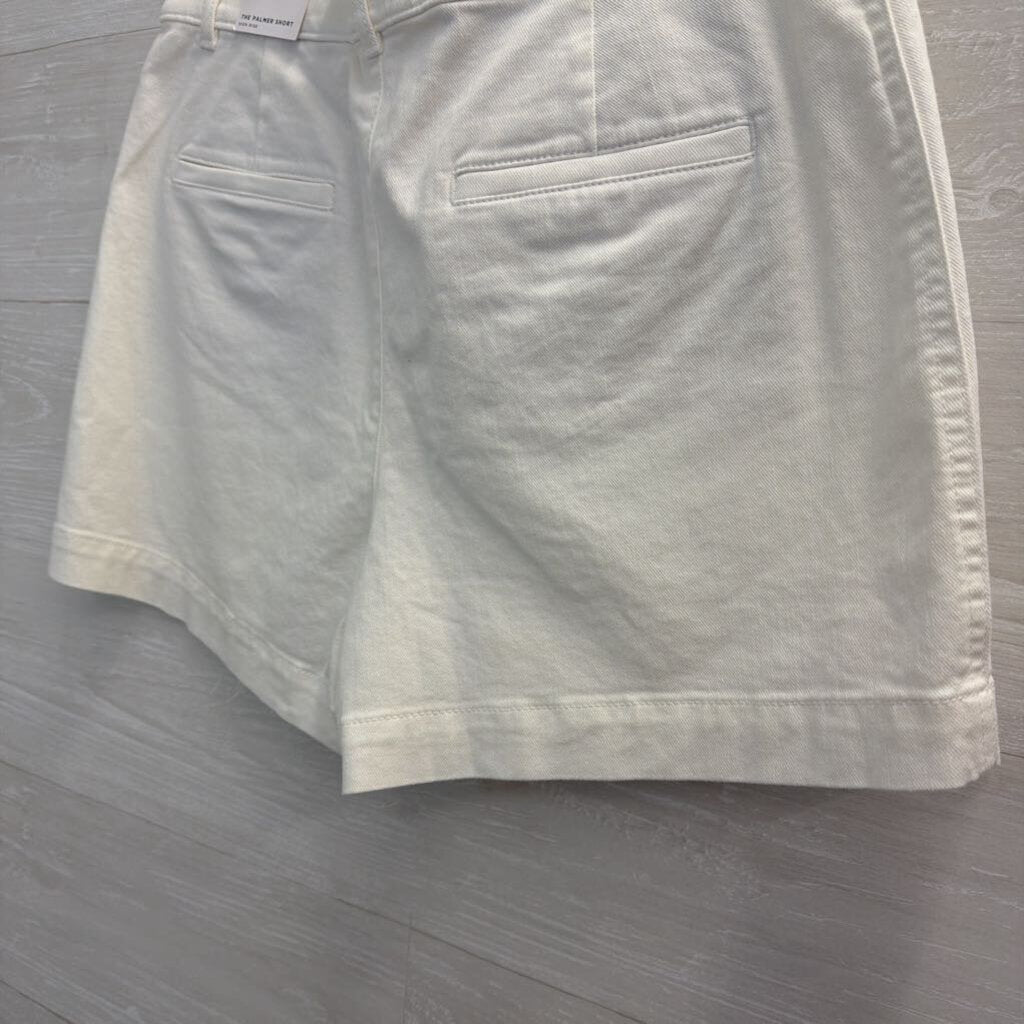 Loft White High Rise The Palmer Shorts 12