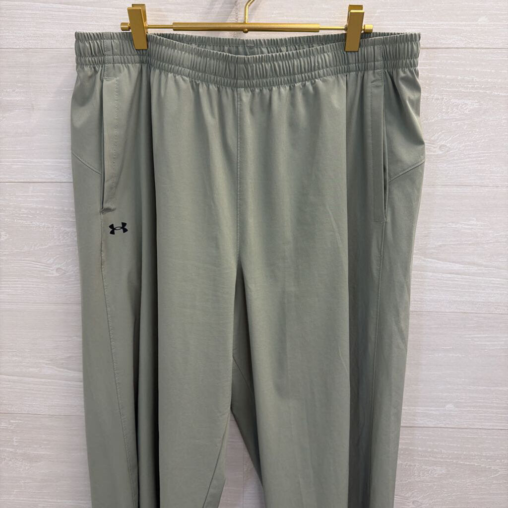 Under Armour Green High Waisted Pull On Athletic Pants Large
