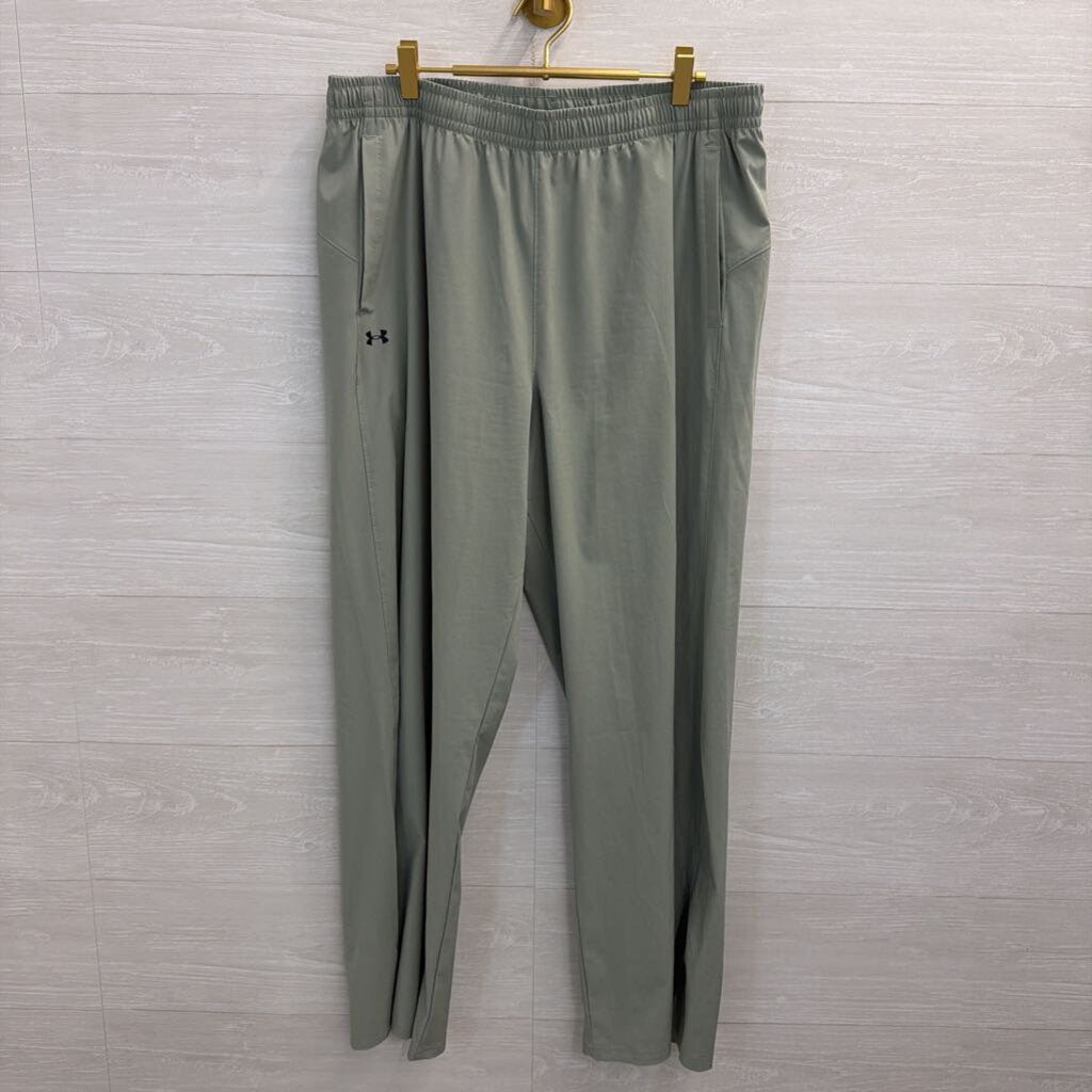 Under Armour Green High Waisted Pull On Athletic Pants Large