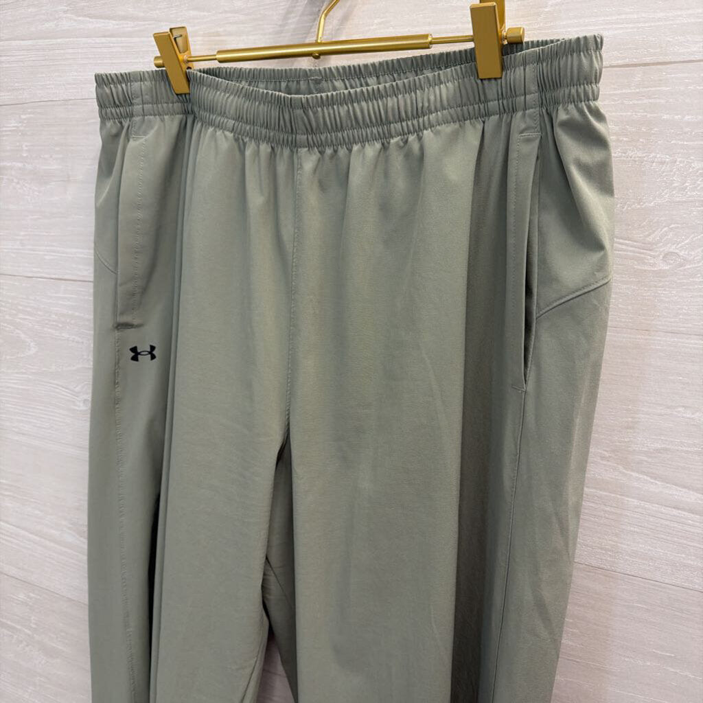 Under Armour Green High Waisted Pull On Athletic Pants Large