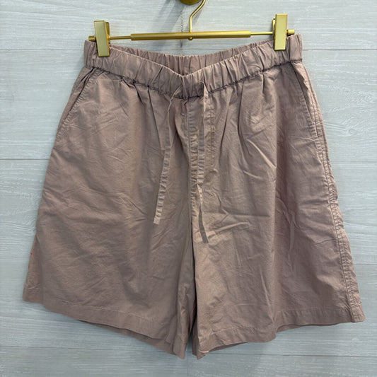 Pink Wide Leg Long Pull On Shorts Small