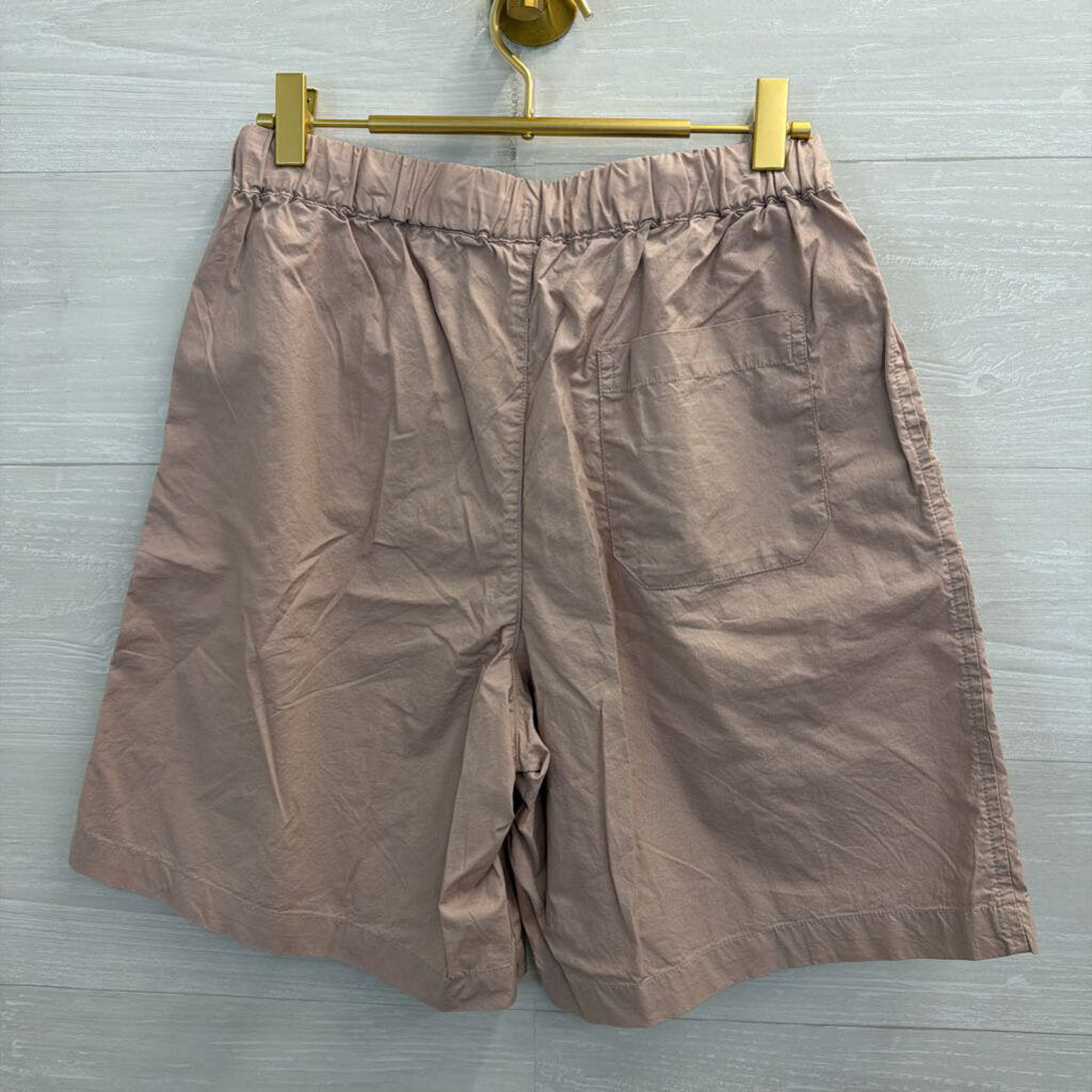 Pink Wide Leg Long Pull On Shorts Small