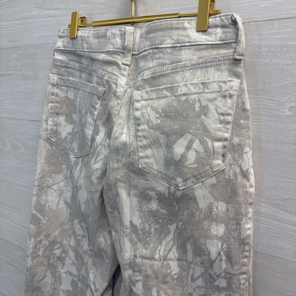 Hollister Grey Camo Low Rise Baggy Jeans 26