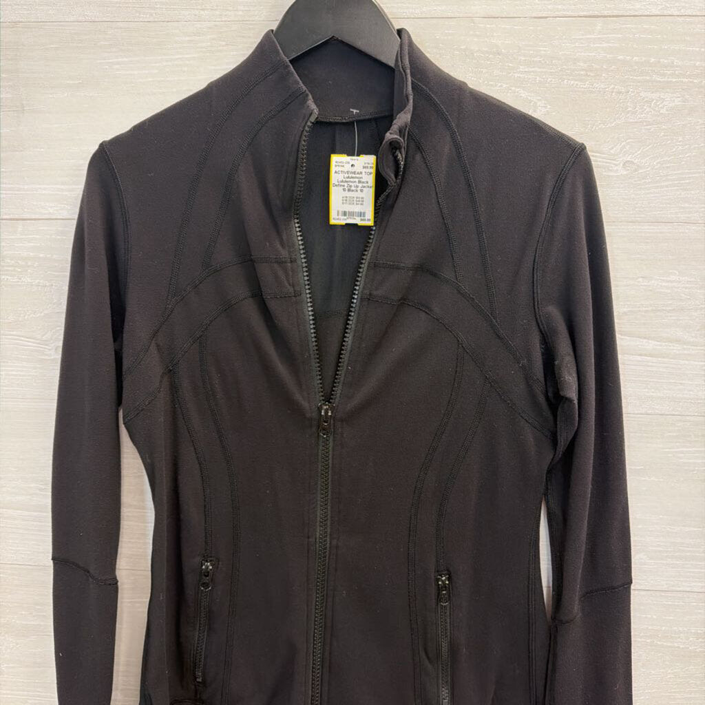 Lululemon Black Define Zip Up Jacket 10