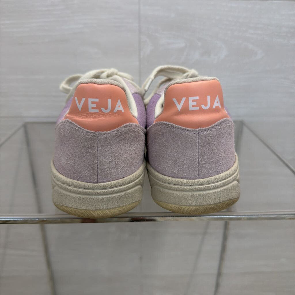 Veja Purple/ Multi V 10 Suede Sneakers 8