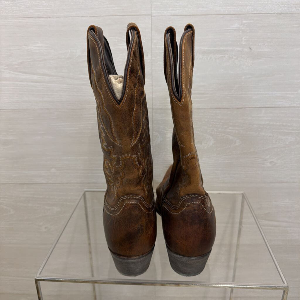 Myra Brown Leather Western Boots 9