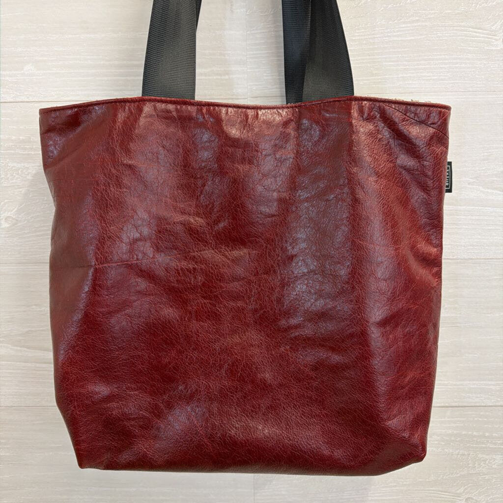 TXTUR Burgundy Leather Tote Purse