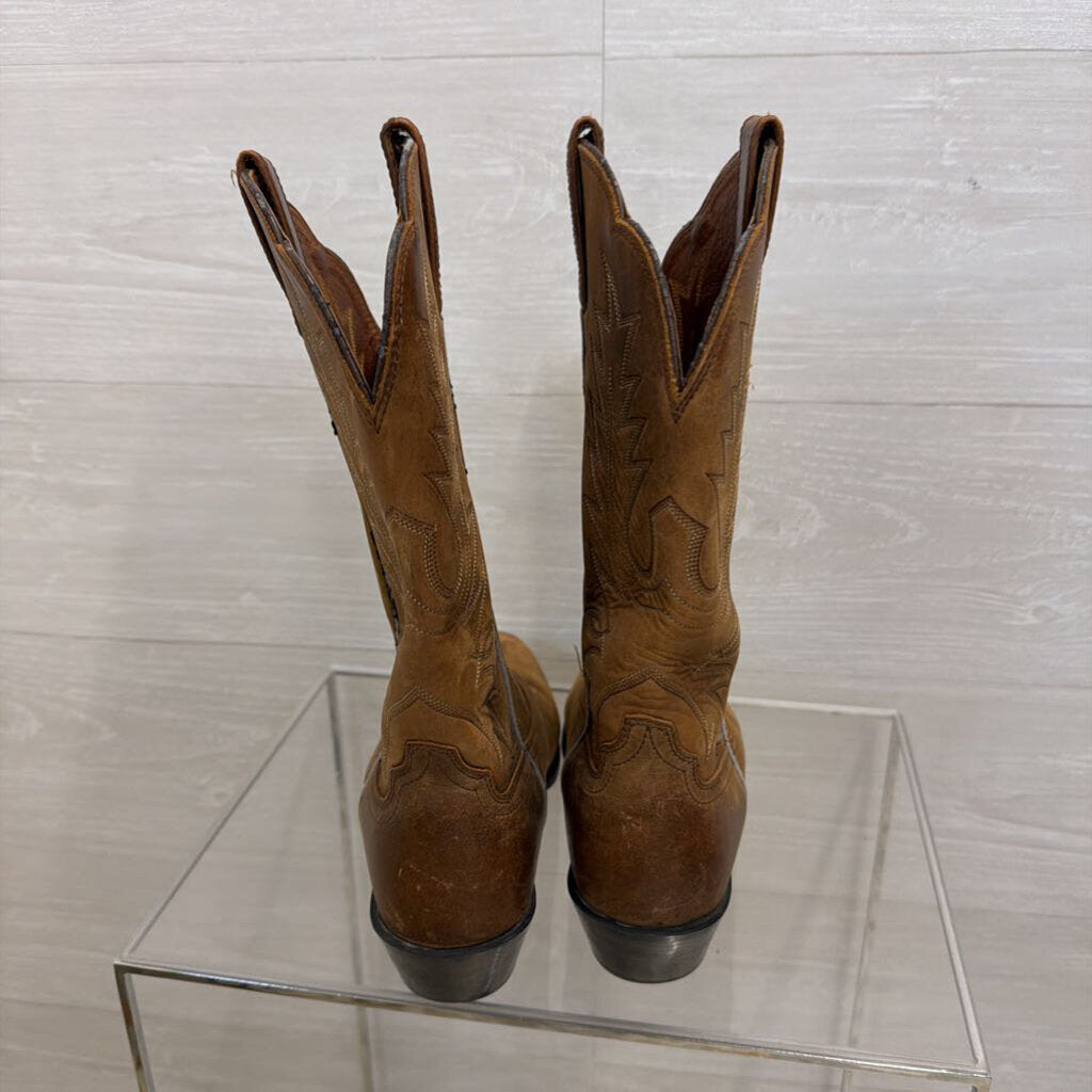 Ariat Brown Leather Heritage Western Boots 7.5
