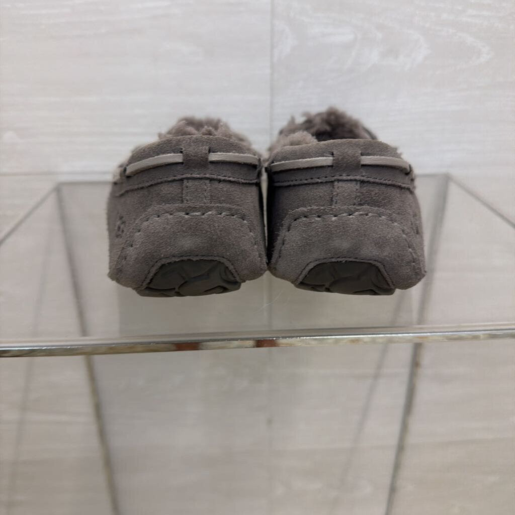 Ugg Grey Bella II Suede Moccasin Slippers 7