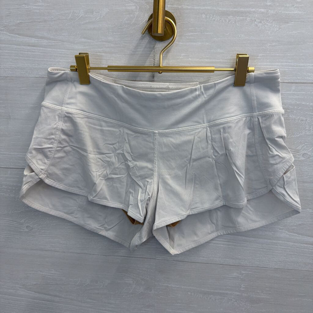 Lululemon White Athletic Shorts 8