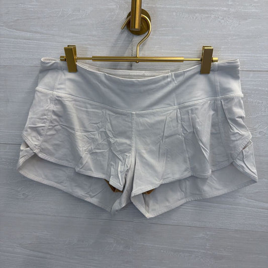 Lululemon White Athletic Shorts 8