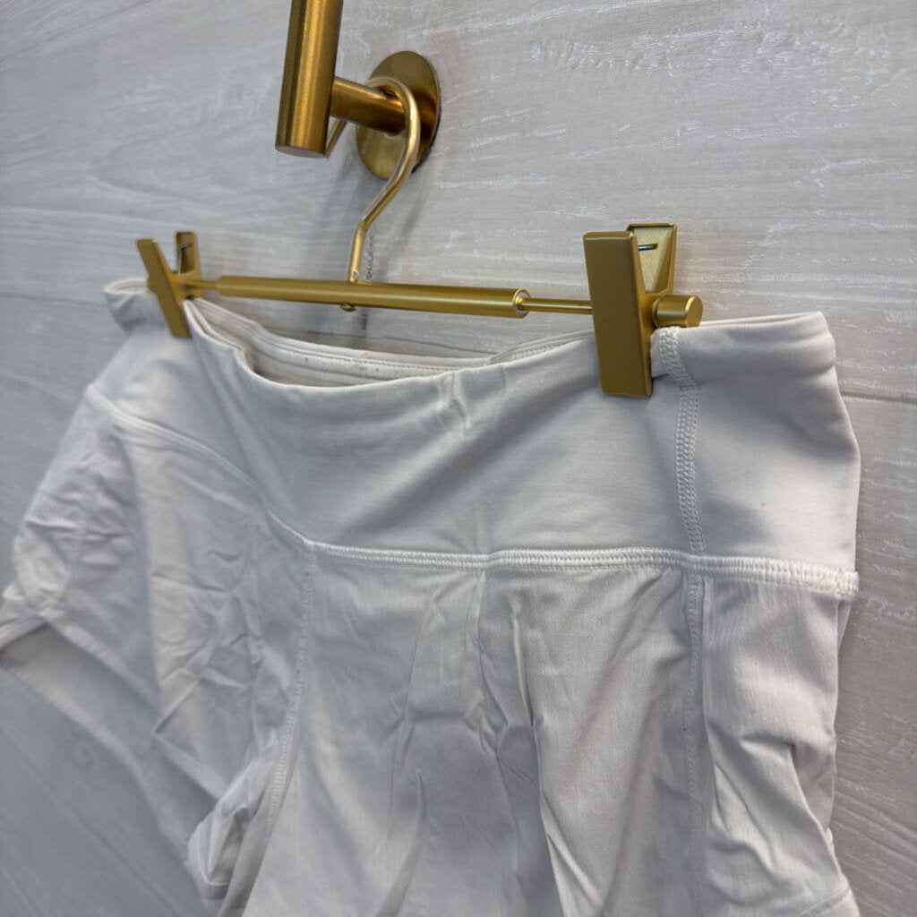 Lululemon White Athletic Shorts 8