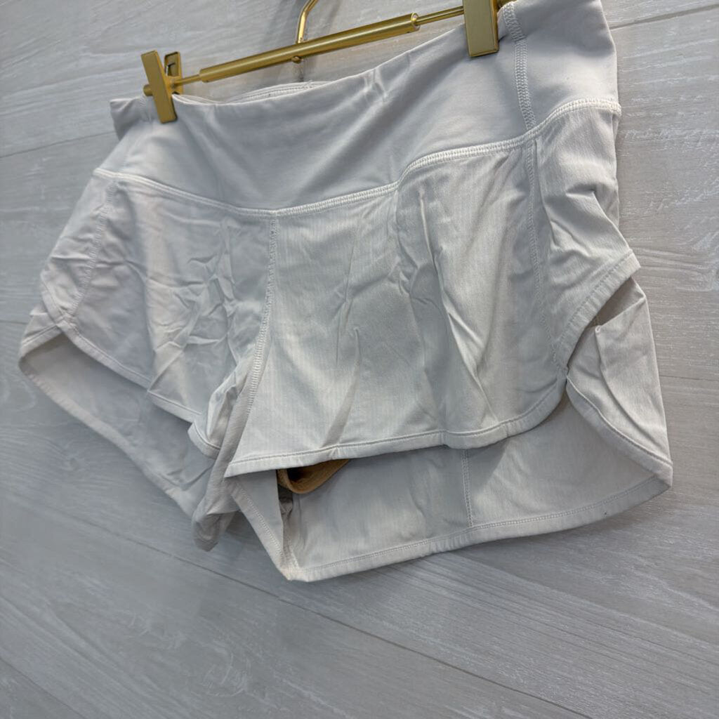 Lululemon White Athletic Shorts 8