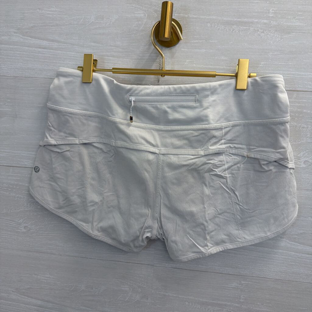 Lululemon White Athletic Shorts 8