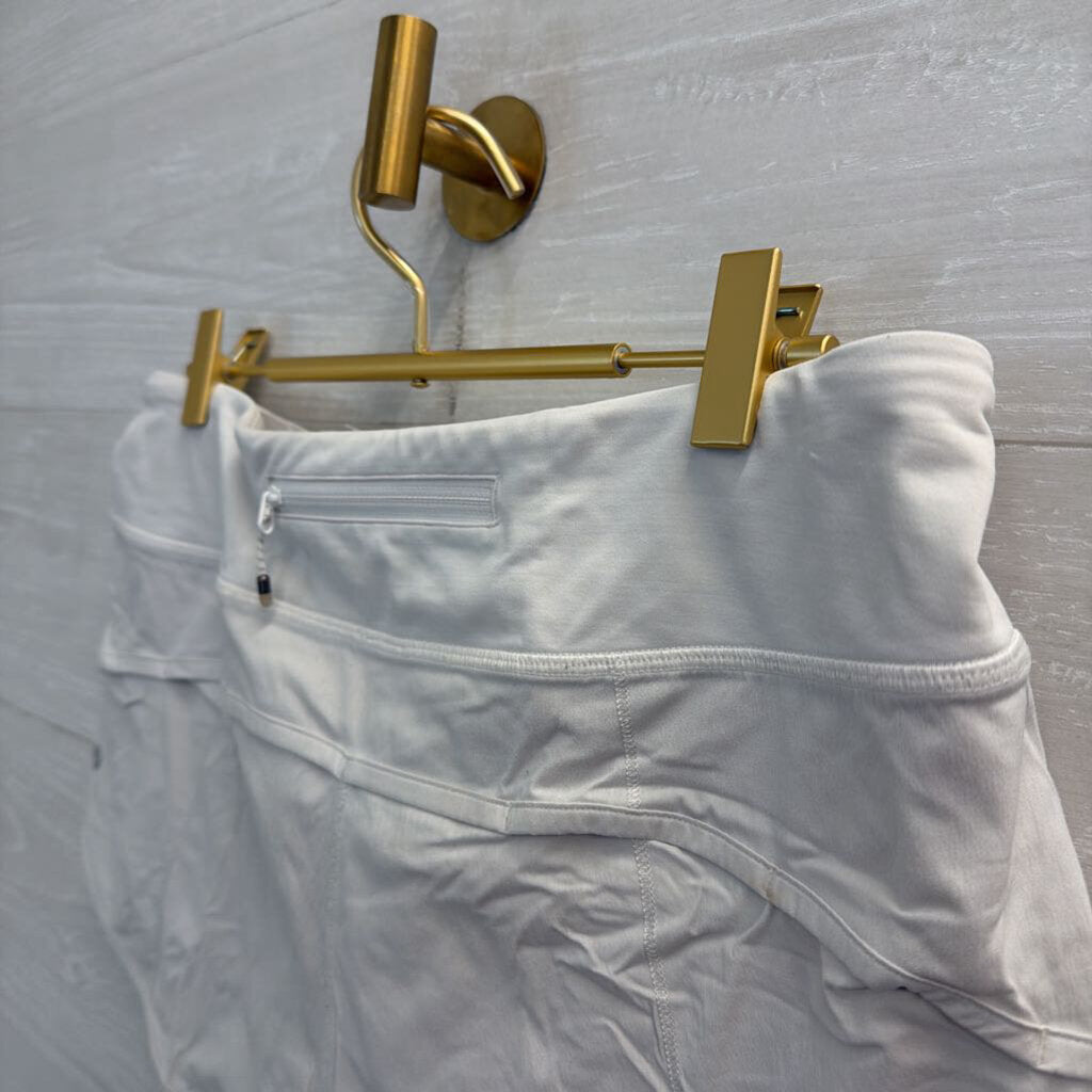 Lululemon White Athletic Shorts 8
