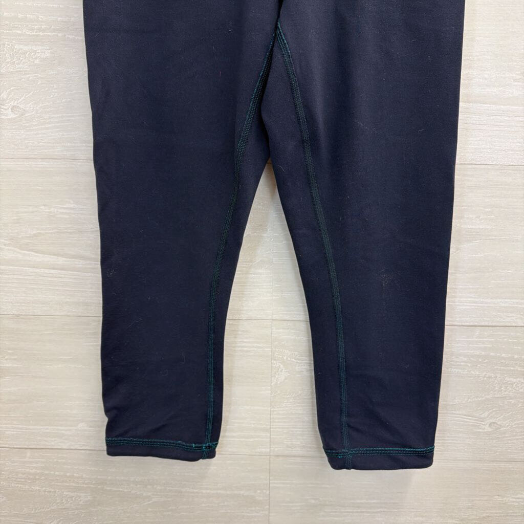 Lululemon Navy/ Blue Reversible Cropped Leggings 6
