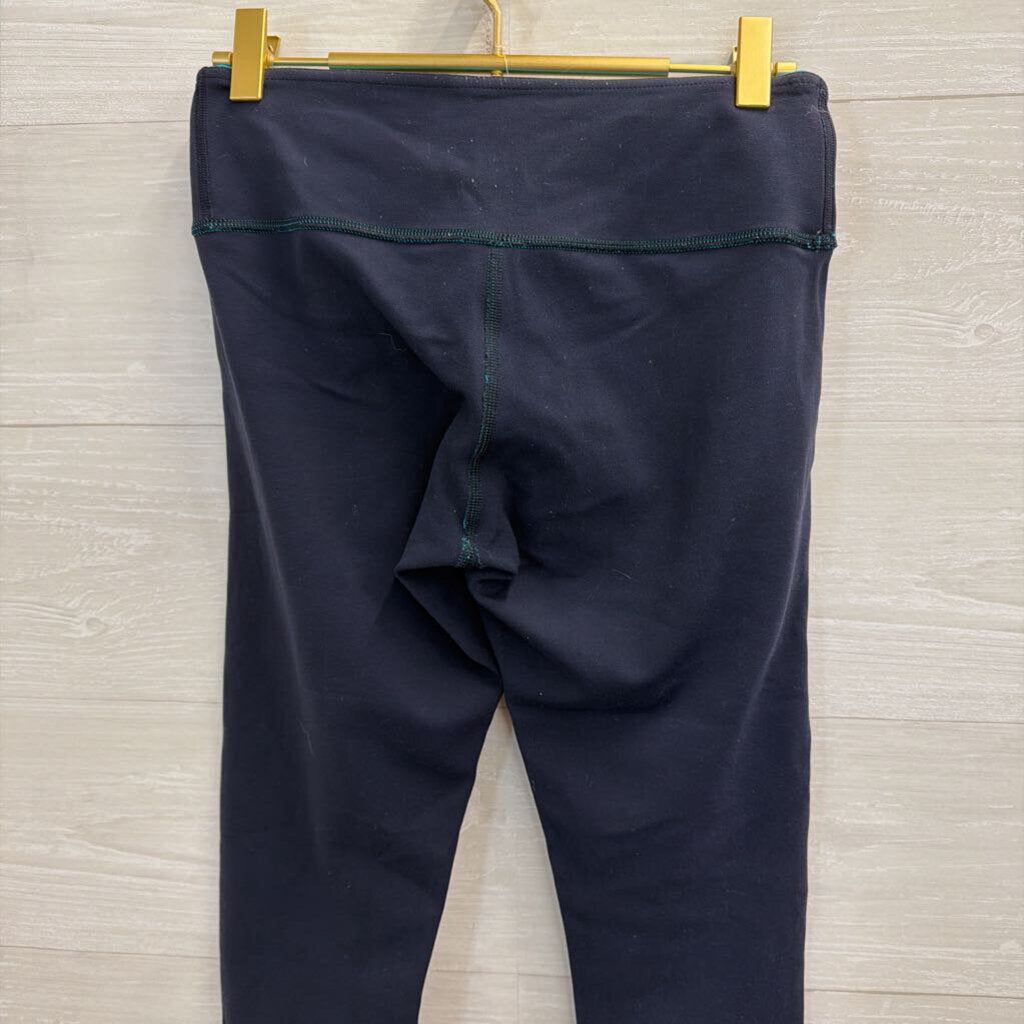 Lululemon Navy/ Blue Reversible Cropped Leggings 6