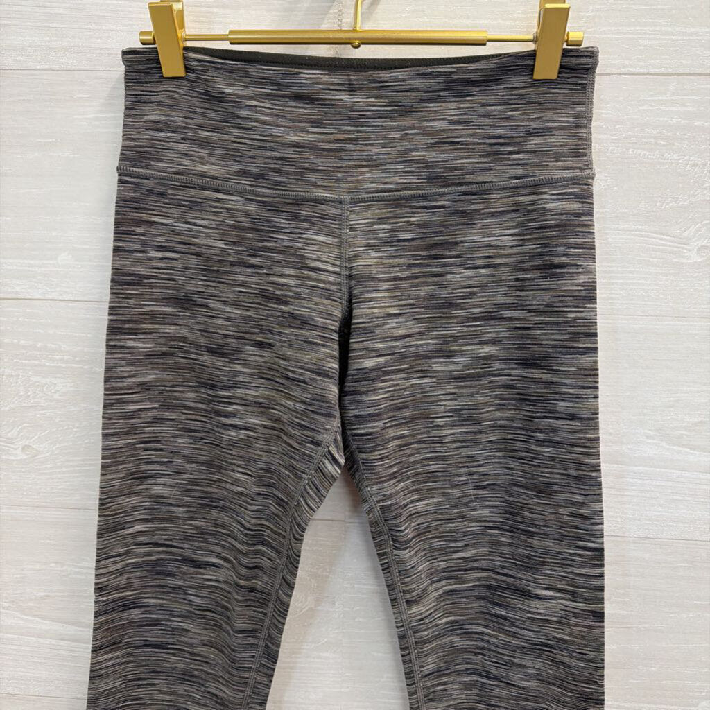 Lululemon Grey Print Cropped Leggings 6