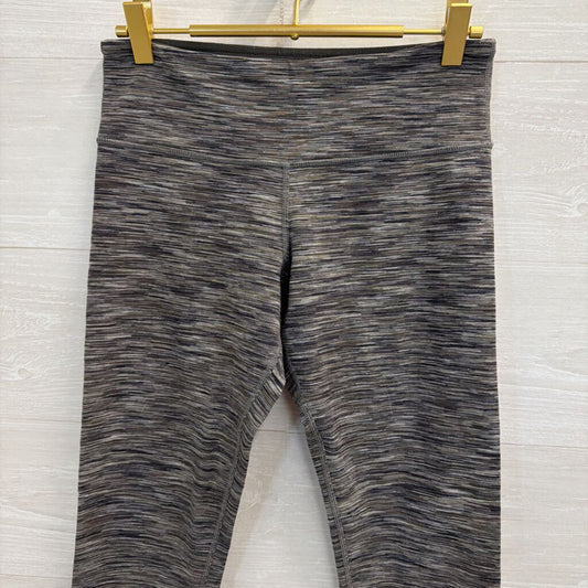Lululemon Grey Print Cropped Leggings 6