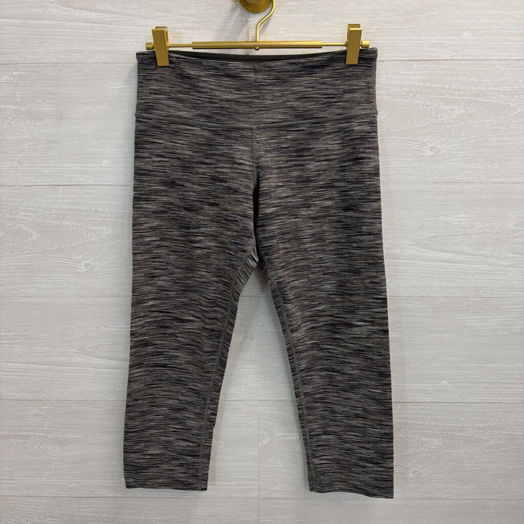 Lululemon Grey Print Cropped Leggings 6