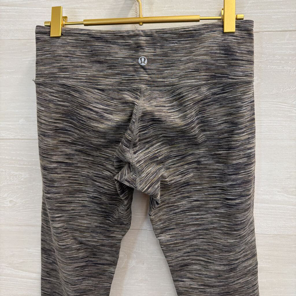 Lululemon Grey Print Cropped Leggings 6