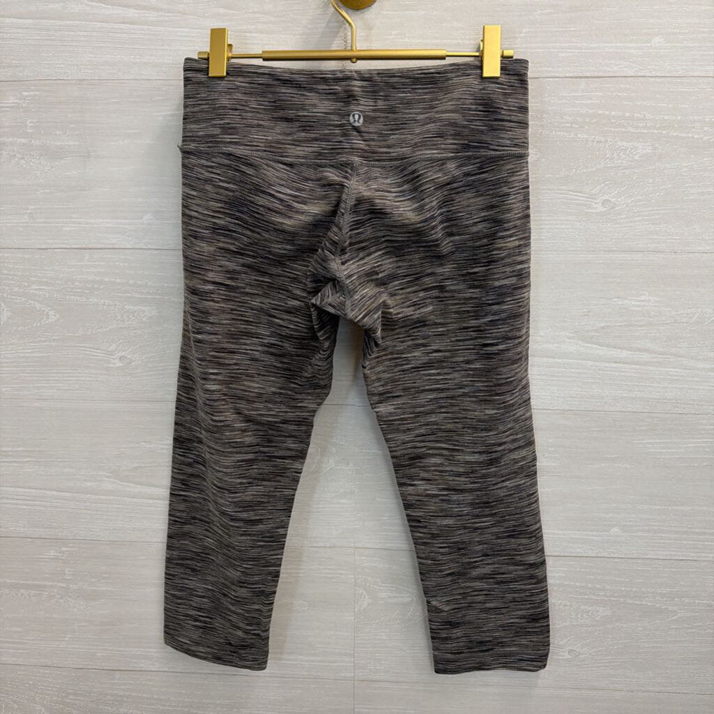 Lululemon Grey Print Cropped Leggings 6