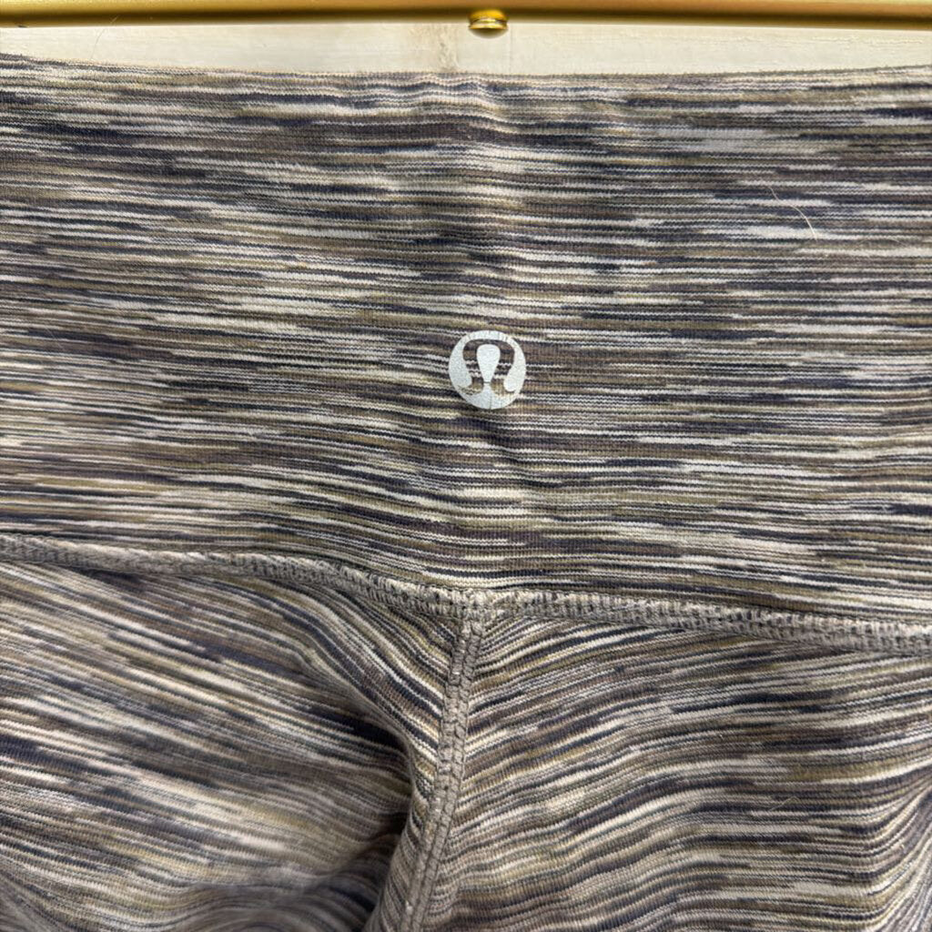 Lululemon Grey Print Cropped Leggings 6