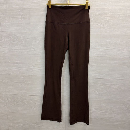 Lululemon Brown Ribbed Softstreme Flare Leggings 6