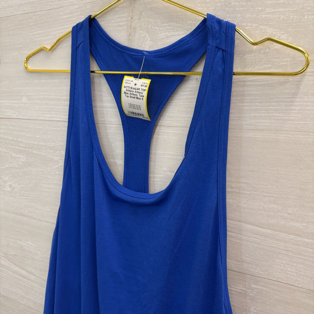 Athleta Blue Athletic Tank Top Small