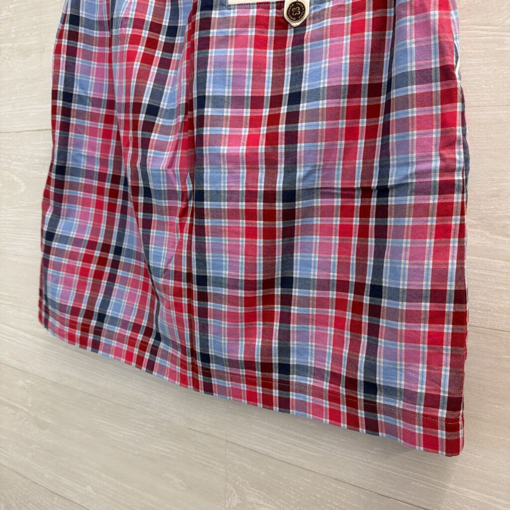 Peter Millar Blue/ Pink/ Plaid Skirt 6