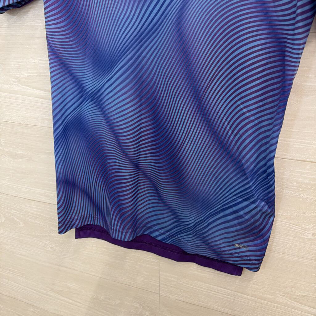 Puma Purple/ Multi Manchester City Short Sleeve Training Shirt Small