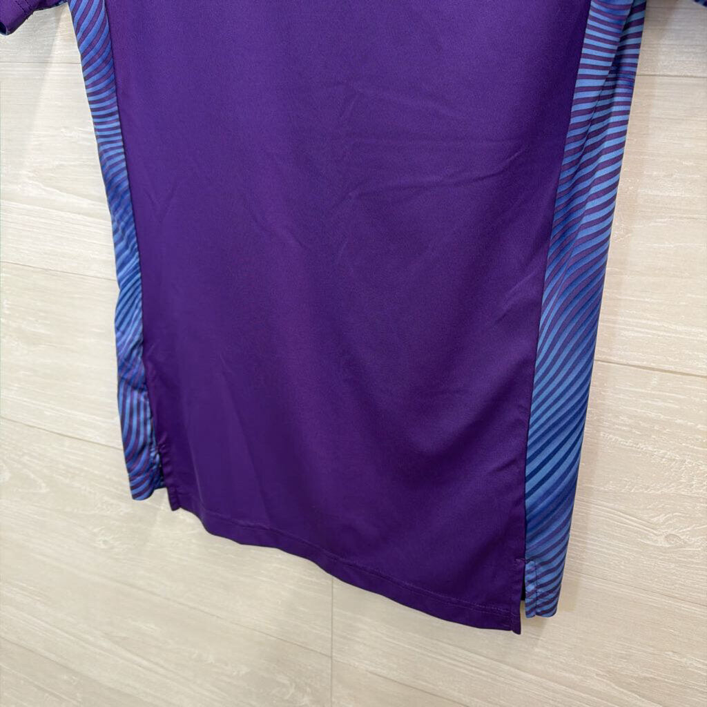 Puma Purple/ Multi Manchester City Short Sleeve Training Shirt Small