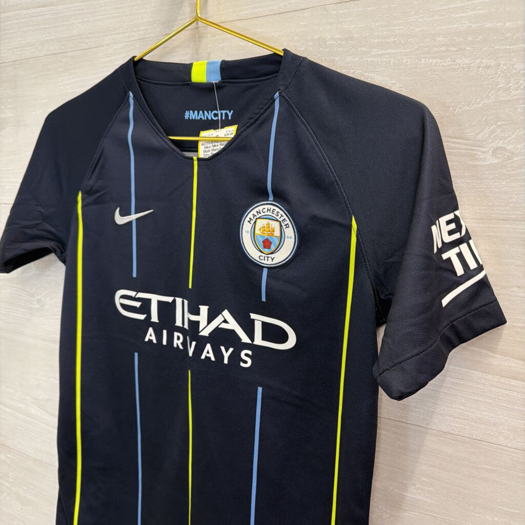 Nike Navy/ Multi Manchester City Short Sleeve Training Shirt Large