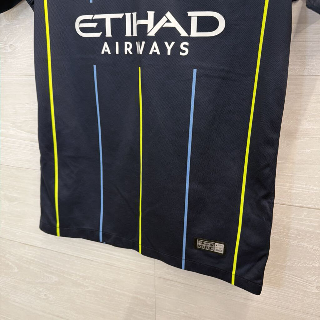 Nike Navy/ Multi Manchester City Short Sleeve Training Shirt Large