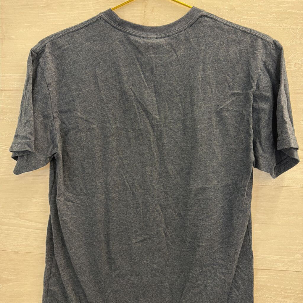 Next Level Apparel Blue Charles Wesley Short Sleeve Graphic Tee Medium