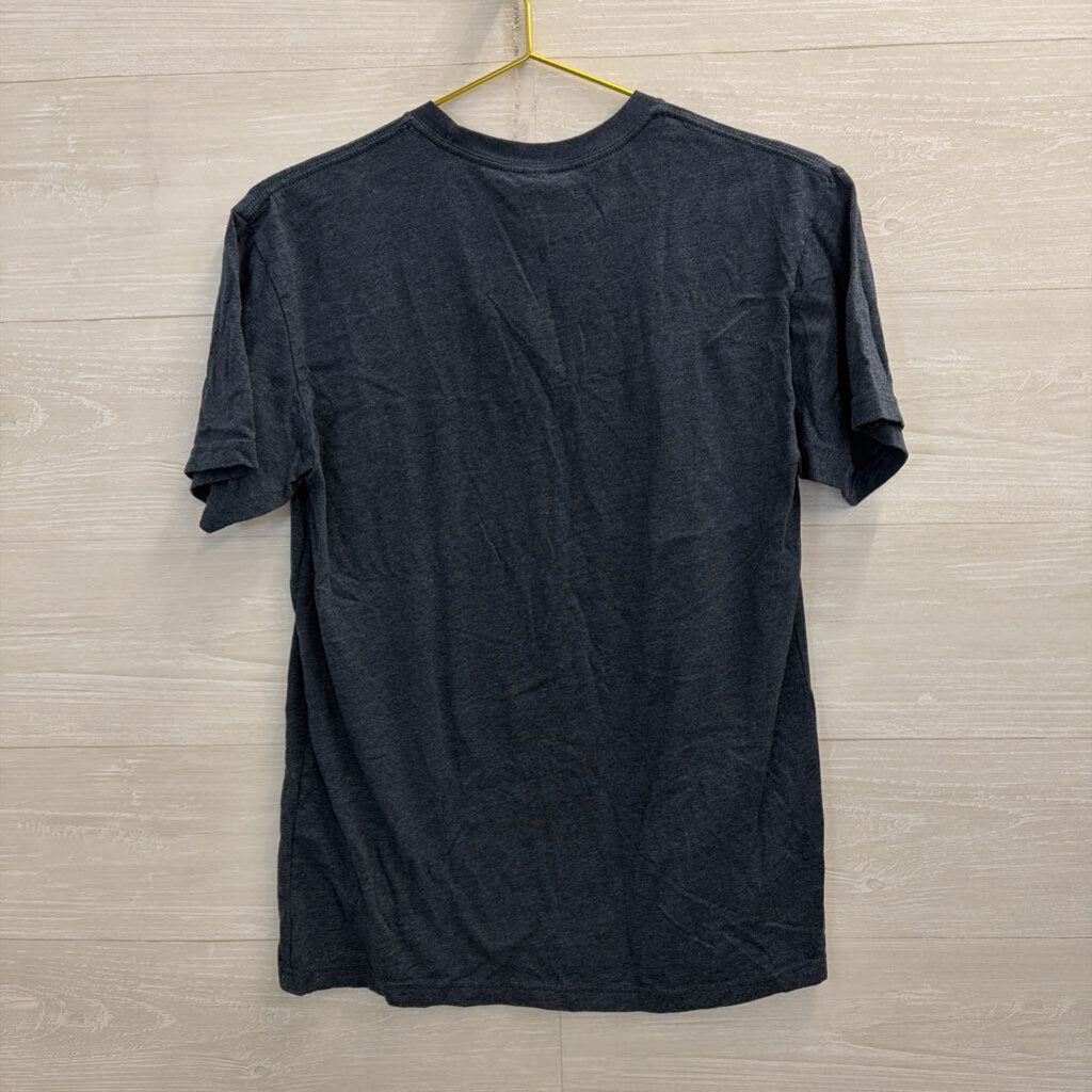 Next Level Apparel Blue Charles Wesley Short Sleeve Graphic Tee Medium